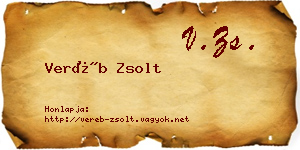 Veréb Zsolt névjegykártya